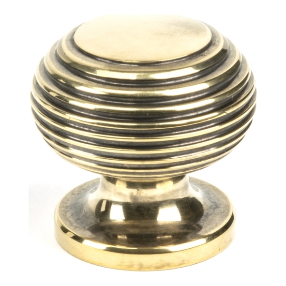 83865  30mm  Aged Brass  From The Anvil Beehive Cabinet Knob