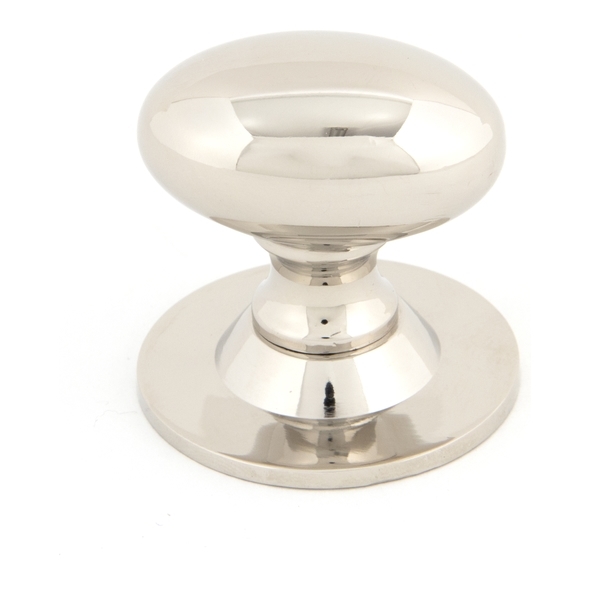 83880  40 x 27mm  Polished Nickel  From The Anvil Oval Cabinet Knob