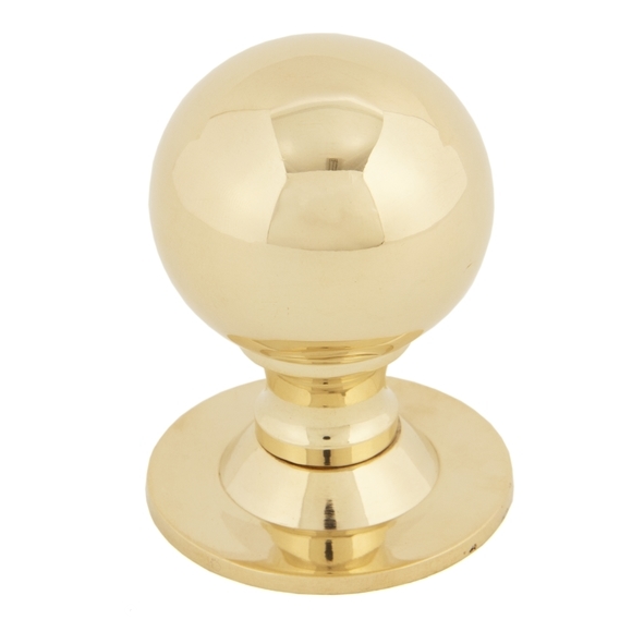 83881  39mm  Polished Brass  From The Anvil Ball Cabinet Knob