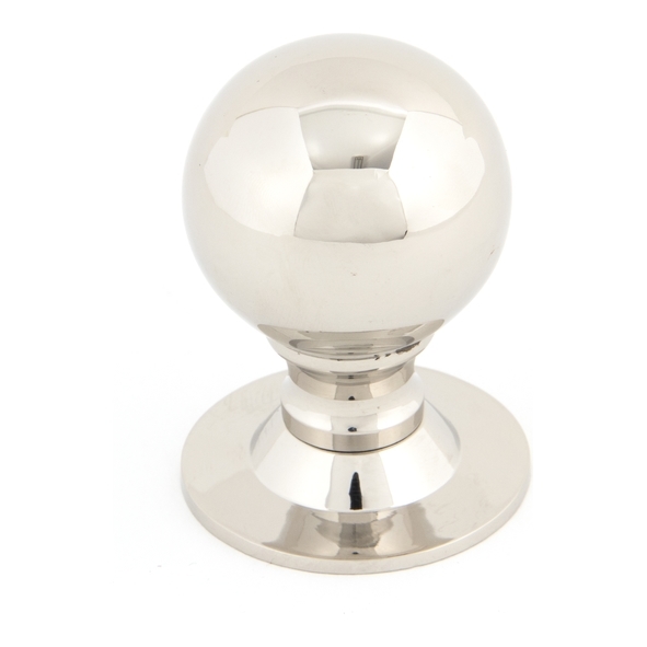 83882  39mm  Polished Nickel  From The Anvil Ball Cabinet Knob