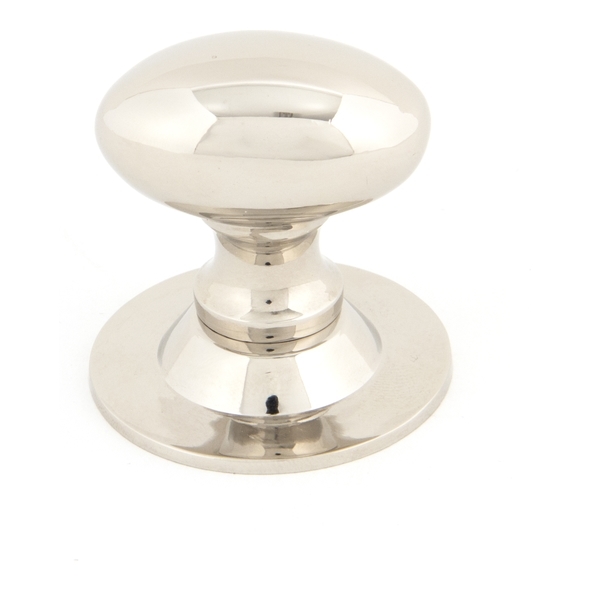 83886  33 x 22mm  Polished Nickel  From The Anvil Oval Cabinet Knob