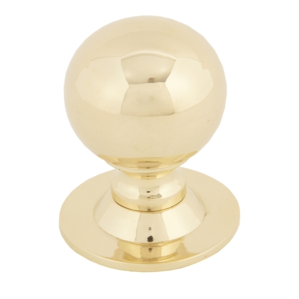 83887  31mm  Polished Brass  From The Anvil Ball Cabinet Knob