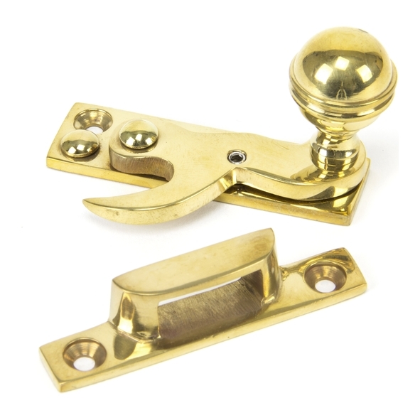 83889  64 x 19mm  Polished Brass  From The Anvil Prestbury Sash Hook Fastener