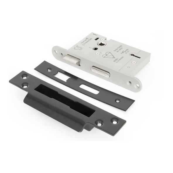 90053 • 076mm [057mm] • Black • From The Anvil 5 Lever Heavy Duty BS Sash Lock