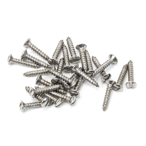 91243  4x  Stainless Steel  From The Anvil Countersunk Raised Head Screws