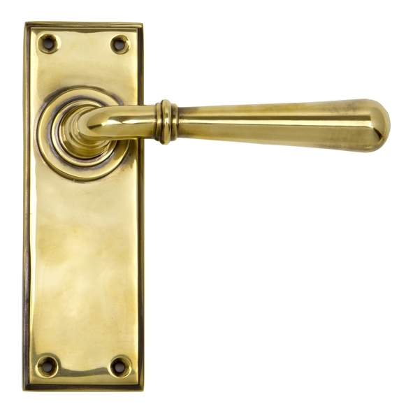 91415 • 152 x 50 x 8mm • Aged Brass • From The Anvil Newbury Lever Latch Set
