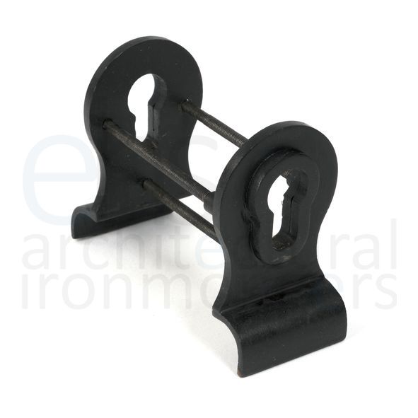 91503  92 x 54mm  External Beeswax  From The Anvil External Euro Door Pull [Back to Back fixings]