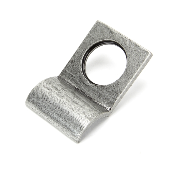 91509  81 x 50mm  Pewter Patina  From The Anvil Rim Cylinder Pull