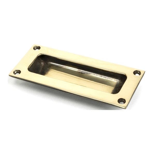 91518  102 x 45mm  Aged Brass  From The Anvil Flush Handle