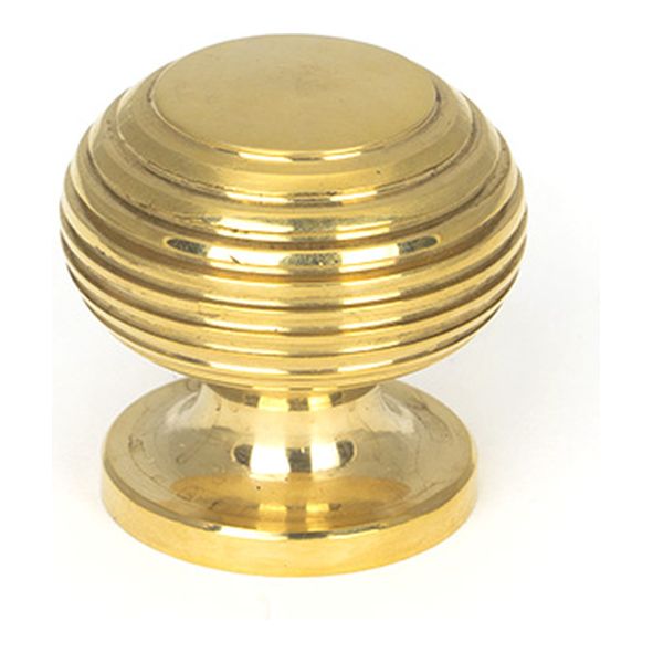 91769  30mm  Polished Brass  From The Anvil Beehive Cabinet Knob