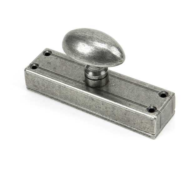 91789  130 x 35mm  Pewter Patina  From The Anvil knob for Cremone Bolt