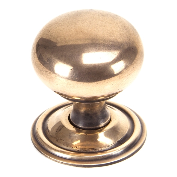 91949  38mm  Polished Bronze  From The Anvil Mushroom Cabinet Knob