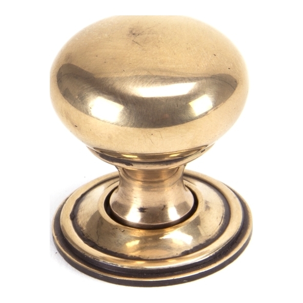 91950  32mm  Polished Bronze  From The Anvil Mushroom Cabinet Knob