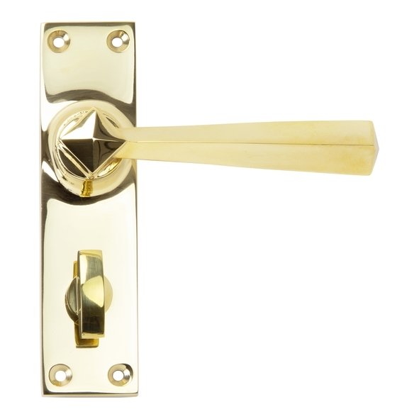 91971 • 148 x 39 x 8mm • Polished Brass • From The Anvil Straight Lever Bathroom Set