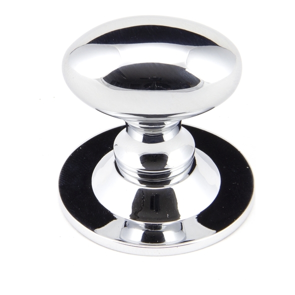 92034  33 x 22mm  Polished Chrome  From The Anvil Oval Cabinet Knob