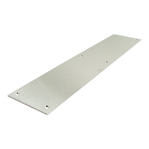 43XX/350-02  350 x 75 x 1.2mm  Polished Stainless  Format Rectangular Finger Plate
