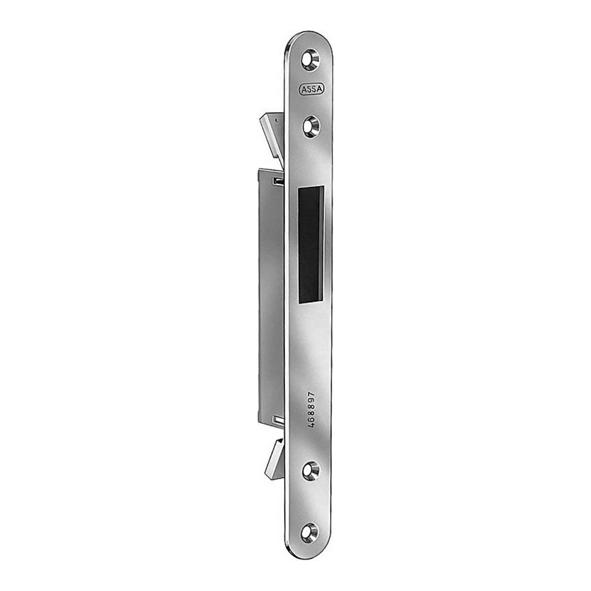46889710757  Satin Chrome  Assa Security Keeper For Modular Hook Bolt Lock Case