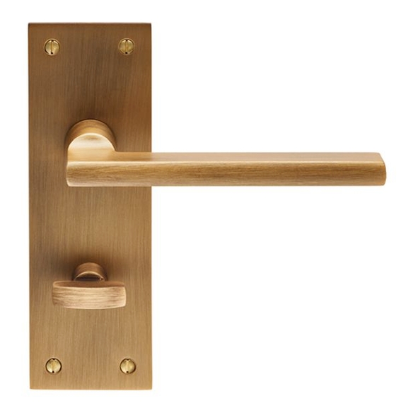 EUL033AB  Bathroom [57mm]  Antique Brass  Carlisle Brass Finishes Trentino Levers On Backplates
