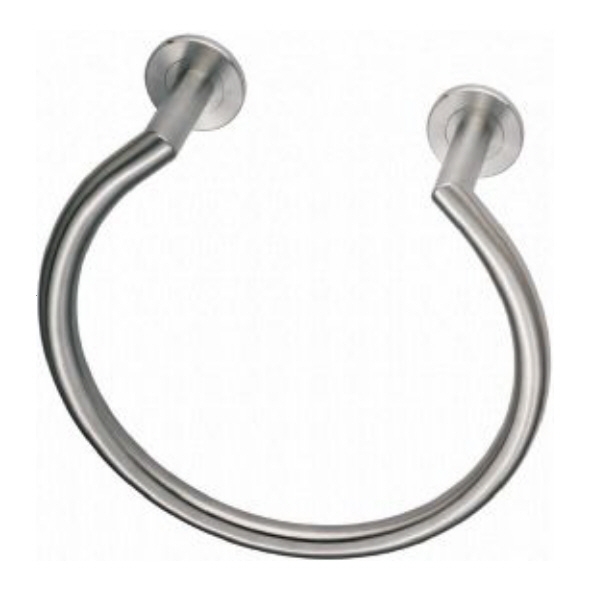 LX05SS  Satin Stainless  De Leau Towel Ring