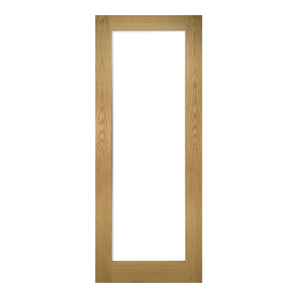 Deanta Internal Unfinished Oak Walden Doors [Clear Glass]