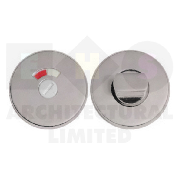 EST4005SAA • Satin Aluminium • Eurospec Contract Bathroom Turn With Indicator