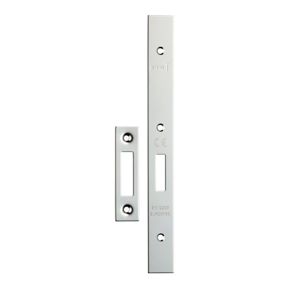 FSF5015BSS  Square Forend & Striker  Polished Stainless  For Architectural Euro Standard Deadlock Case