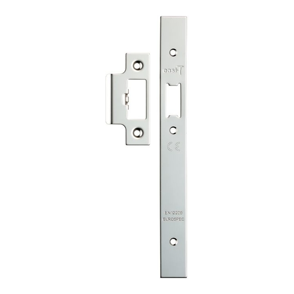 FSF5016BSS  Square Forend & Striker  Polished Stainless  For Architectural Euro Standard Latch