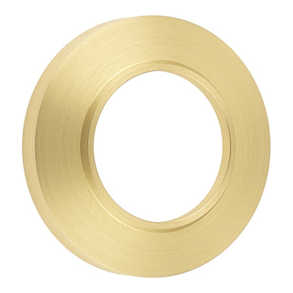 BUR51SB  Satin Brass  Burlington Chamfered Outer Rose Covers For Levers and Turns