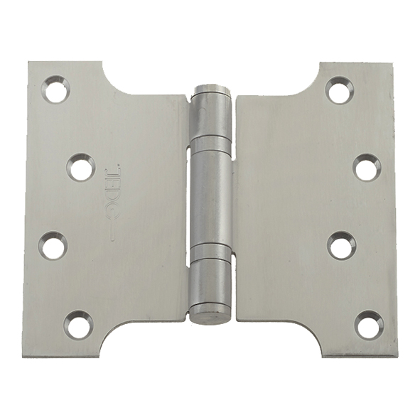 J9459SSS  100 x 125 x 075mm  Satin [60kg]  Ball Bearing Stainless Steel Parliament Hinges