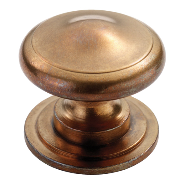 FTD1275ABR  38 x 38 x 34mm  Bronze  Fingertip Design Cottage Solid Bronze Cabinet Knob