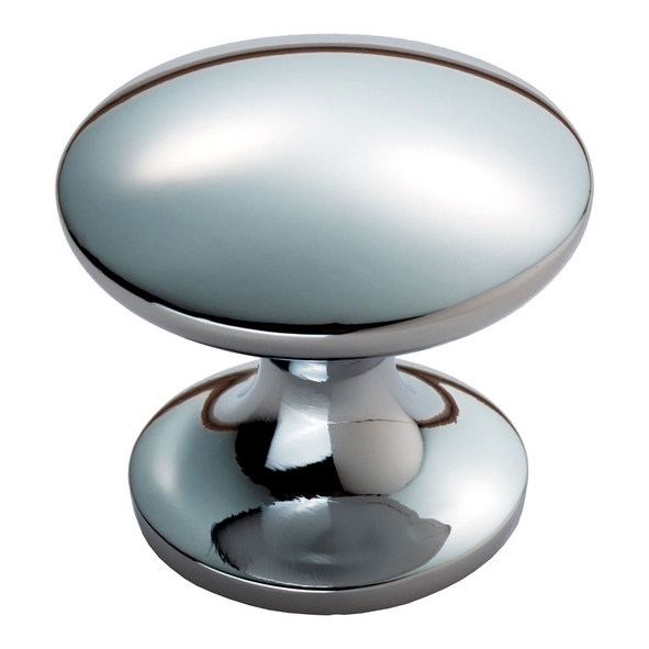 FTD346CP  29 x 22 x 25mm  Polished Chrome  Fingertip Design Silhouette Cabinet Knob