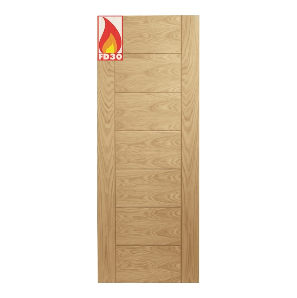 XL Joinery Internal Oak Palermo Essential Pre-Finished FD30 Fire Doors