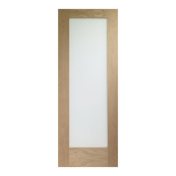 XL Joinery Internal Oak Pattern 10 Pre-Finished Doors [Clear Glass]