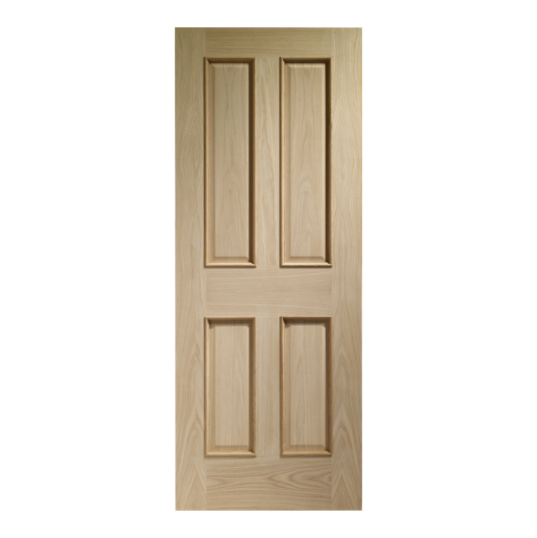 XL Joinery Internal Unfinished Oak Victorian Raised Moulding Doors