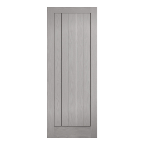 LPD Internal Prefinished Grey Texture Moulded Vertical 5P Doors