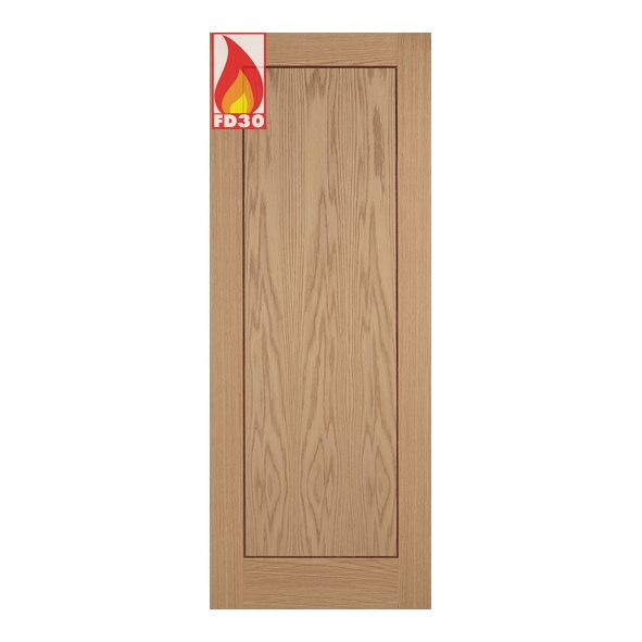 LPD Internal Prefinished Oak Inlay FD30 Fire Doors