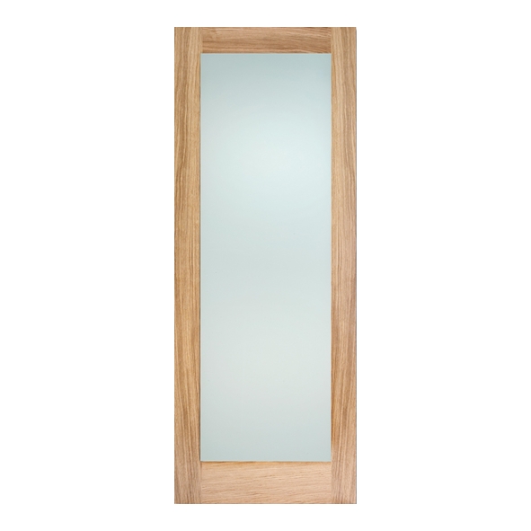 LPD Internal Unfinished Oak Pattern 10 Doors [Obscure Glass]