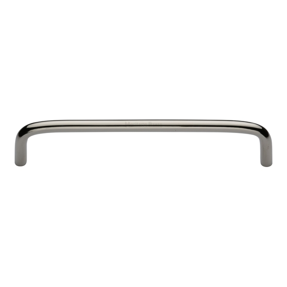 C2155 160-PNF  160 x 168 x 32mm  Polished Nickel  Heritage Brass D-Pattern 08mm  Cabinet Pull Handle