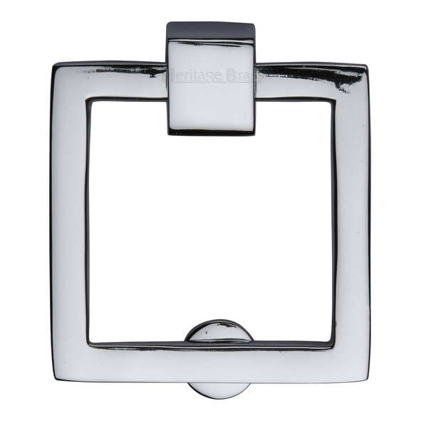 C6311-PC • 50 x 50mm • Polished Chrome • Heritage Brass Modern Square Cabinet Drop Handle