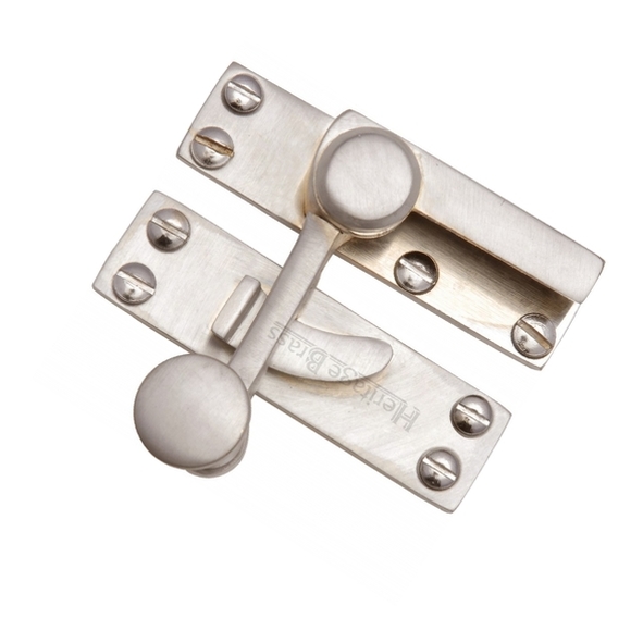 V1100-SN • Non-Locking • Satin Nickel • Heritage Brass Quadrant Sash Fastener