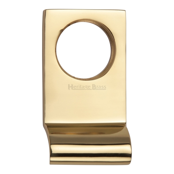 V933-PB  Polished Brass  Heritage Brass Contemporary Square Head Rim Cylinder Pull