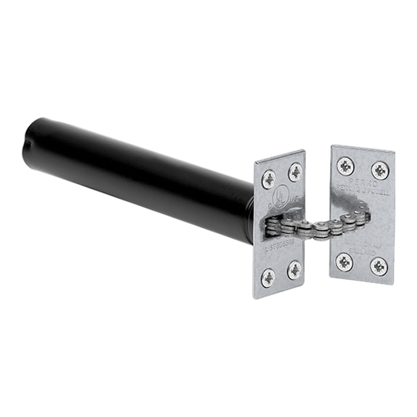 R2.SCP  Square Plate  Satin Chrome  Perko Single Chain Concealed Door Closer