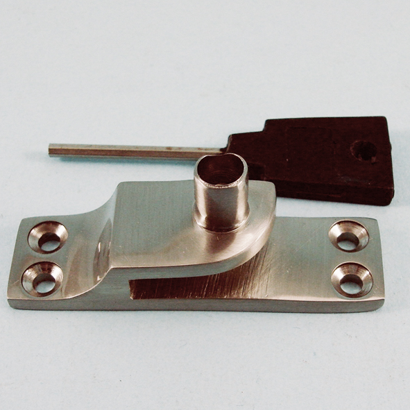THD109/SNP  Standard  Satin Nickel  Locking Keeper For Straight Arm Sash Fasteners