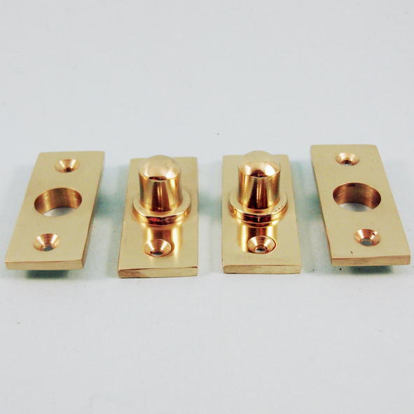 THD137/PB  Polished Brass  Traditional Fixed Fanlight Pivots