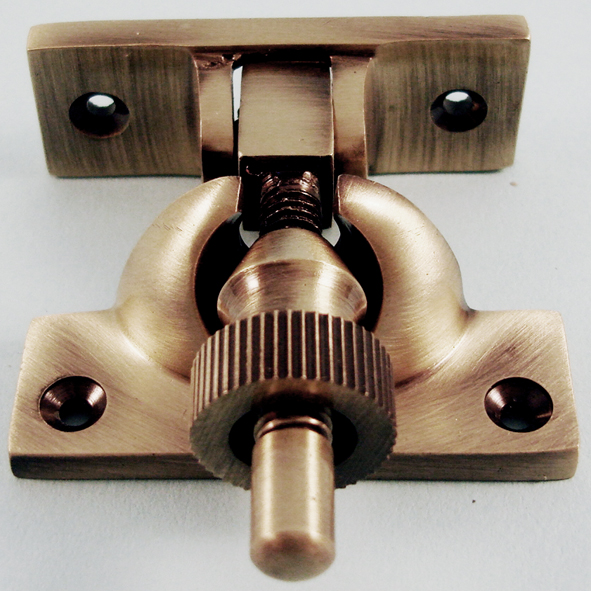 THD161/AB  Non-Locking  Antique Brass  Brighton Pattern Sash Fastener