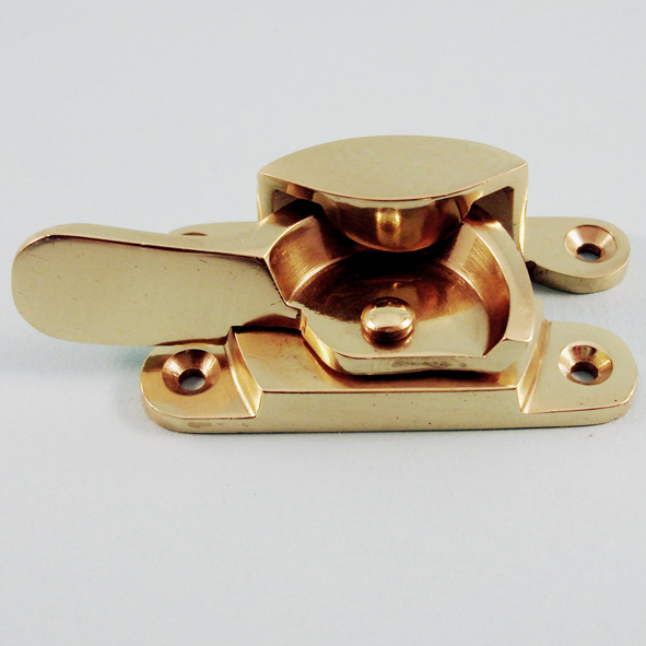 THD183/PB  Non-Locking  Polished Brass  Fitch Sash Fastener