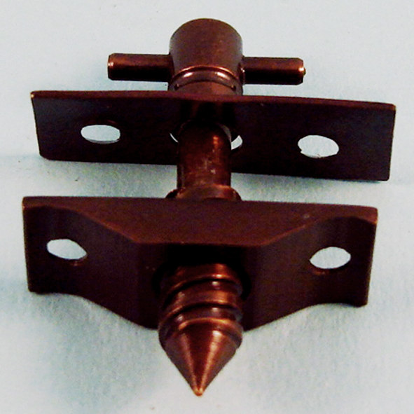 THD279/BRO  43mm o/a  Imitation Bronze  Tee Pattern Batten Rod Screw