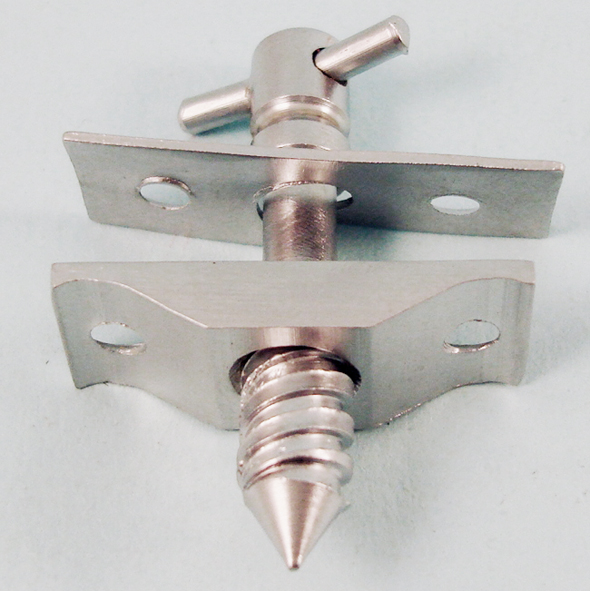 THD279/SCP  43mm o/a  Satin Chrome  Tee Pattern Batten Rod Screw