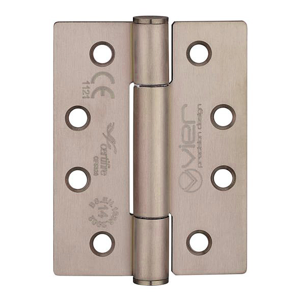 VHC243-PVDBZ  102 x 076 x 3.0mm  PVD Bronze [160kg]  G14 CE Concealed Bearing Square Corner 201 Stainless Butt Hinges
