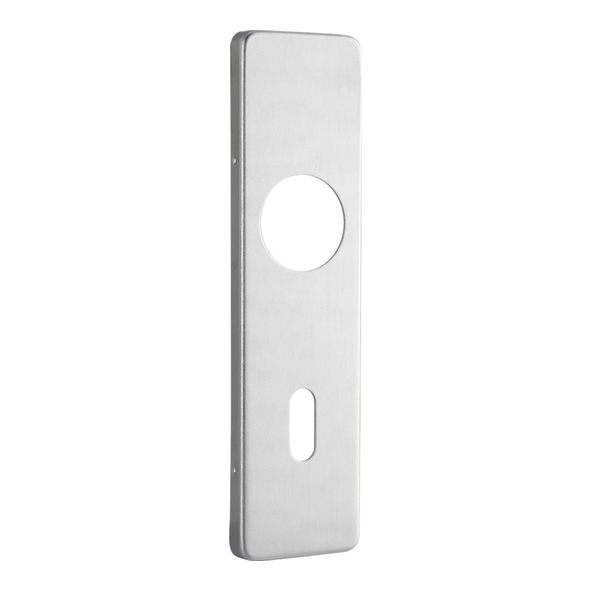 ZCS41SS • Satin Stainless • Zoo Hardware Grade 304 Standard Lock Covers For Standard Inner Backplates